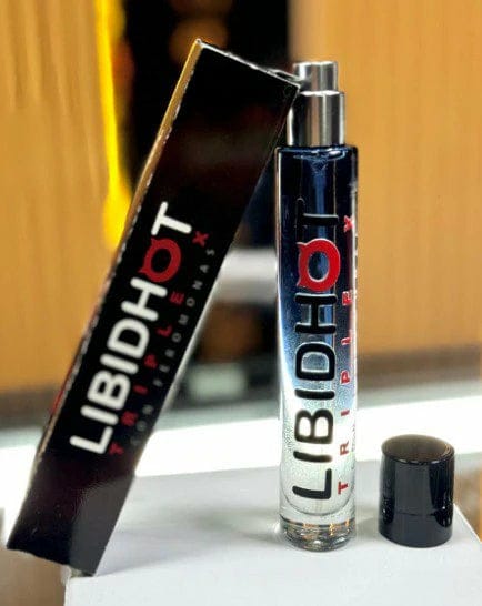 PERFUME DE FEROMONAS LIBIDHOT ( PRESENTACION VIDRIO Y CAJA-BOLSA DE PROTECCION)